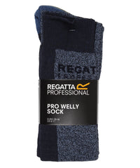 Regatta Pro 2-pack Wellington Socks - Assorted (Navy/Khaki)