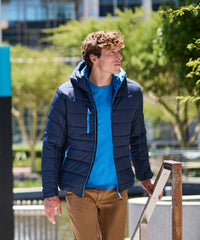 Regatta Navigate Thermal Hooded Jacket - Black/Classic Red