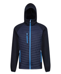 Regatta Navigate Hybrid Hooded Jacket - Navy/French Blue