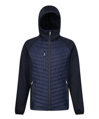 Regatta Navigate Hybrid Hooded Jacket - Navy/Seal