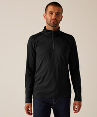Regatta Core Stretch Half-zip Mid-layer - Black