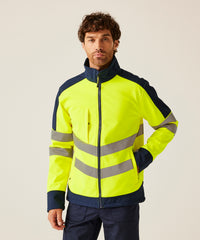 Regatta High-vis Pro Softshell - Orange/Navy