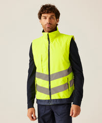 Regatta High-vis Pro Bodywarmer - Orange/Navy