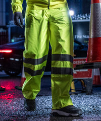 Regatta Hi-vis Pro Pack-away Trousers - Orange