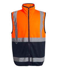 Regatta Pro Hi-vis Full-zip Gilet - Orange/Navy