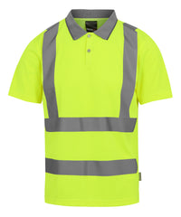 Regatta Hi-vis Pro Contract Polo - Yellow