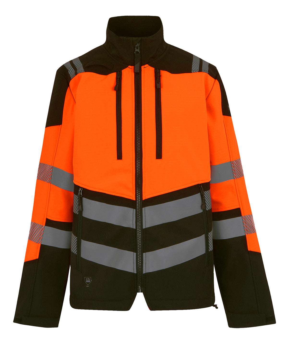 Regatta Hi-Vis X-Pro 3-layer Softshell Jacket (Class 2) - Black/Orange