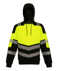 Regatta Hi-Vis X-Pro Hoodie (Class 2) - Black/Yellow