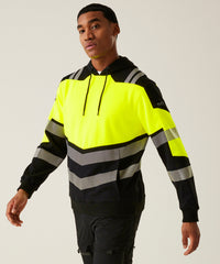 Regatta Hi-Vis X-Pro Hoodie (Class 2) - Black/Orange