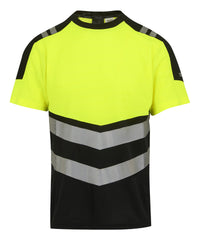 Regatta Hi-Vis X-Pro T-shirt (Class 1) - Black/Yellow