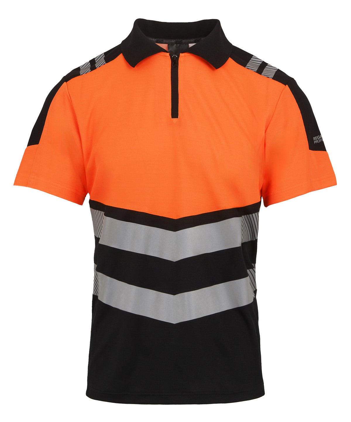 Regatta Hi-Vis X-Pro Polo (Class 1) - Black/Orange