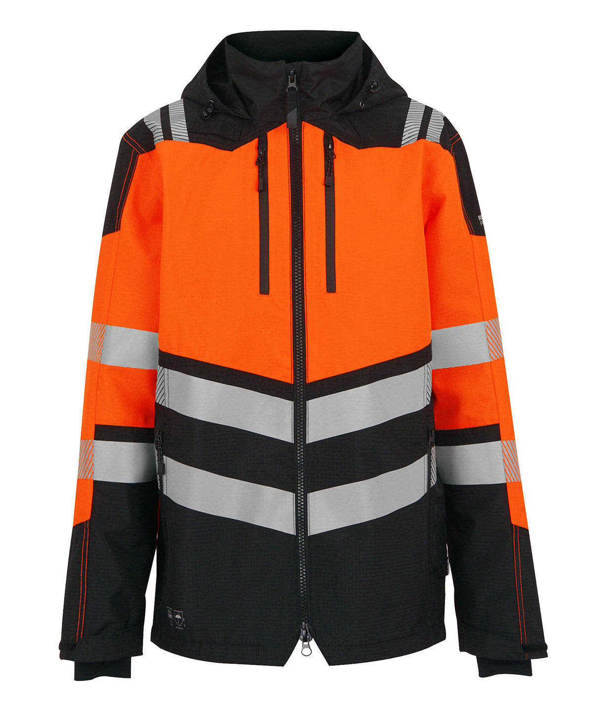 Regatta Hi-Vis X-Pro Waterproof Shell Jacket (Class 2) - Black/Orange