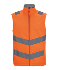 Regatta Hi-vis Pro Contract Ablaze Softshell Bodywarmer - Orange
