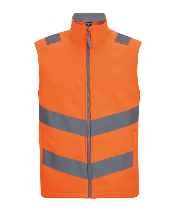 Regatta Hi-vis Pro Contract Ablaze Softshell Bodywarmer - Orange