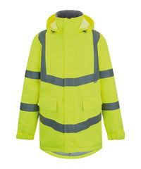 Regatta Hi-vis Pro Contract Dover Parka - Yellow
