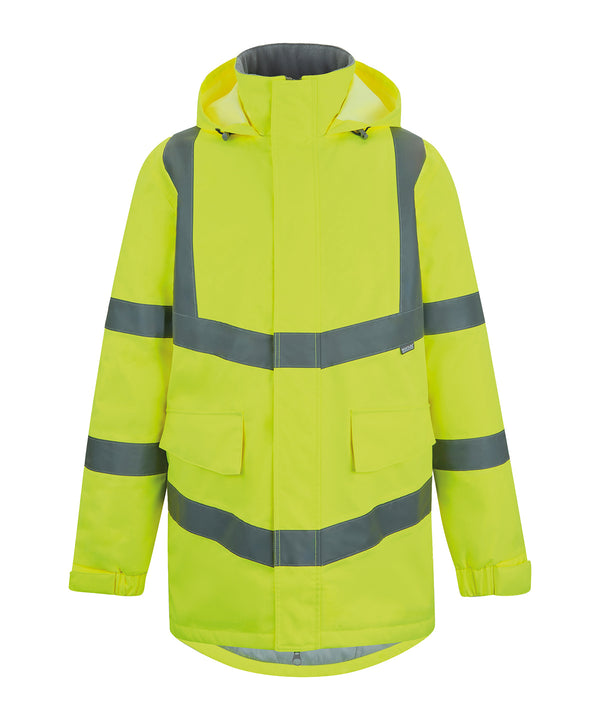 Regatta Hi-vis Pro Contract Dover Parka - Yellow
