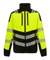 Regatta Hi-vis X-pro Hybrid Jacket (Class 2) - Black/Yellow