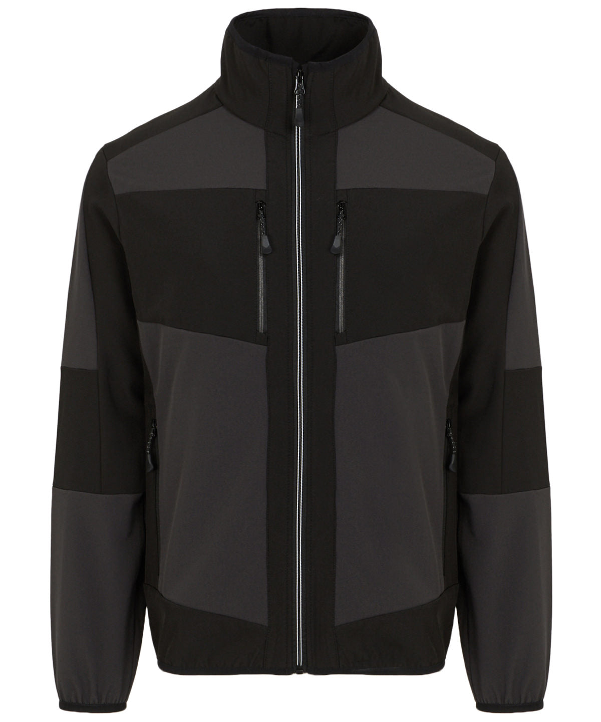 Regatta E-Volve Unisex 2-layer Softshell Jacket - Ash/Black