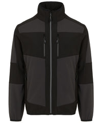 Regatta E-Volve Unisex 2-layer Softshell Jacket - Ash/Black