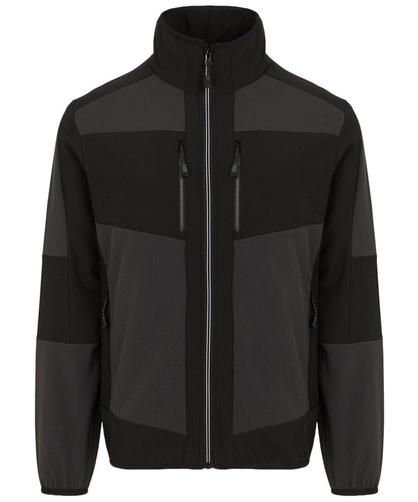 Regatta E-Volve Unisex 2-layer Softshell Jacket - Ash/Black