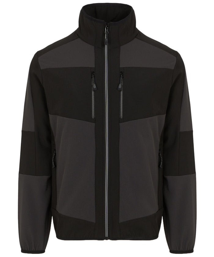 Regatta E-Volve Unisex 2-layer Softshell Jacket - Ash/Black