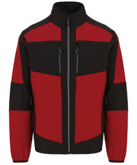 Regatta E-Volve Unisex 2-layer Softshell Jacket - Classic Red/Black