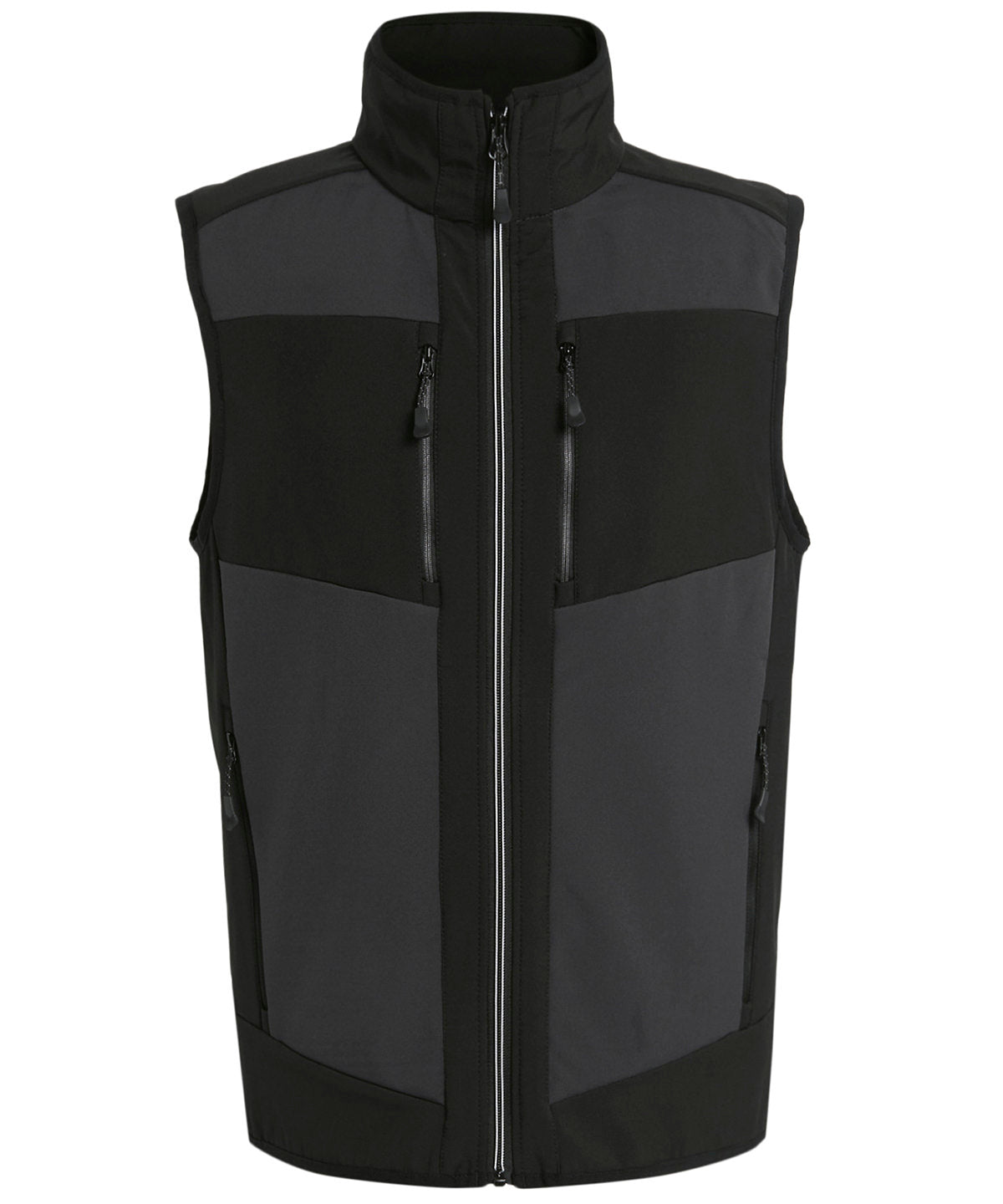Regatta E-Volve Unisex 2-layer Softshell Bodywarmer - Ash/Black