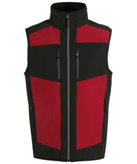 Regatta E-Volve Unisex 2-layer Softshell Bodywarmer - Classic Red/Black