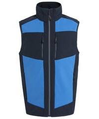 Regatta E-Volve Unisex 2-layer Softshell Bodywarmer - Strong Blue/Navy