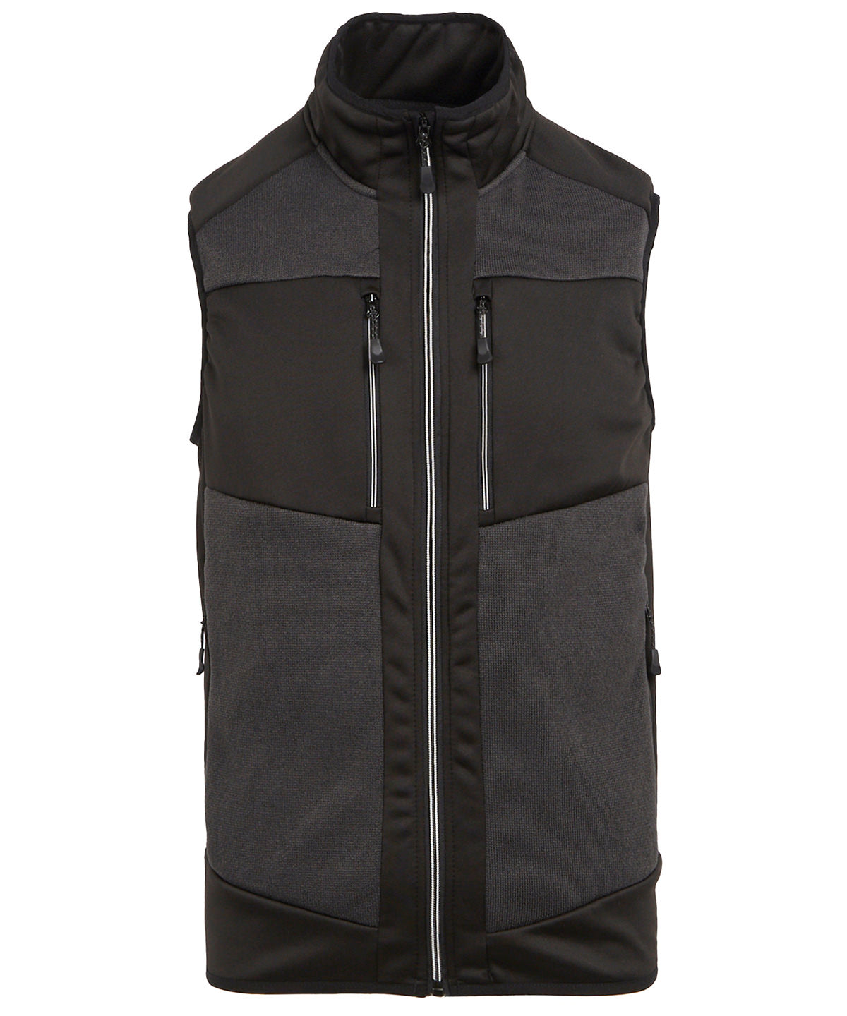 Regatta E-Volve Unisex Knit-effect Stretch Bodywarmer - Ash/Black