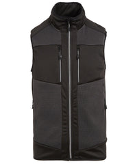 Regatta E-Volve Unisex Knit-effect Stretch Bodywarmer - Ash/Black