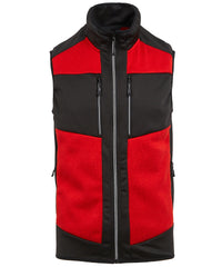Regatta E-Volve Unisex Knit-effect Stretch Bodywarmer - Classic Red/Black