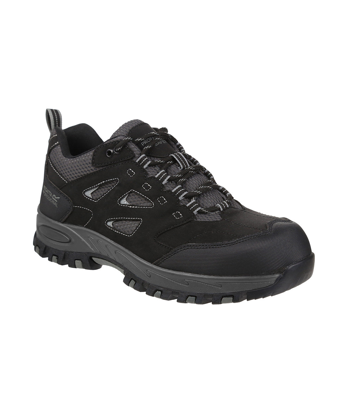 Regatta Mudstone S1P Safety Trainers - Black/Granite