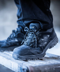 Regatta Mudstone S1P Safety Trainers - Black/Granite