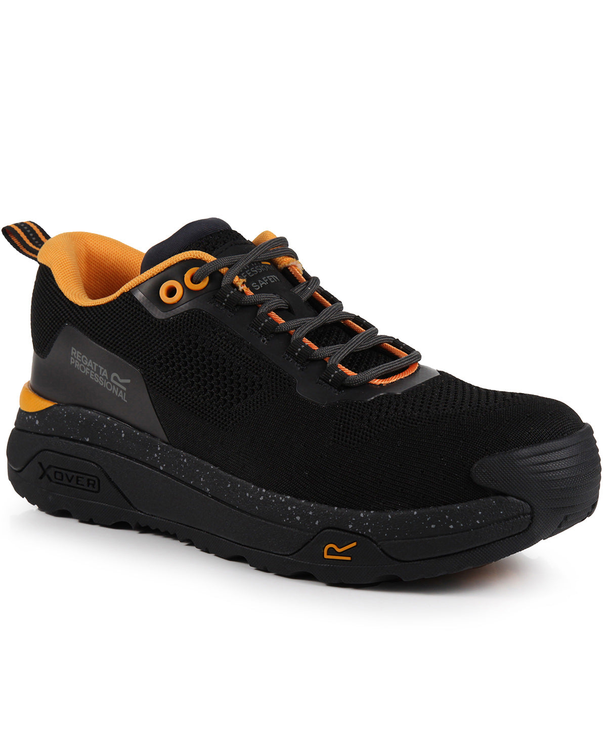 Regatta Crossfort S1 X-over Metal-free Safety Trainers - Black/Gunmetal