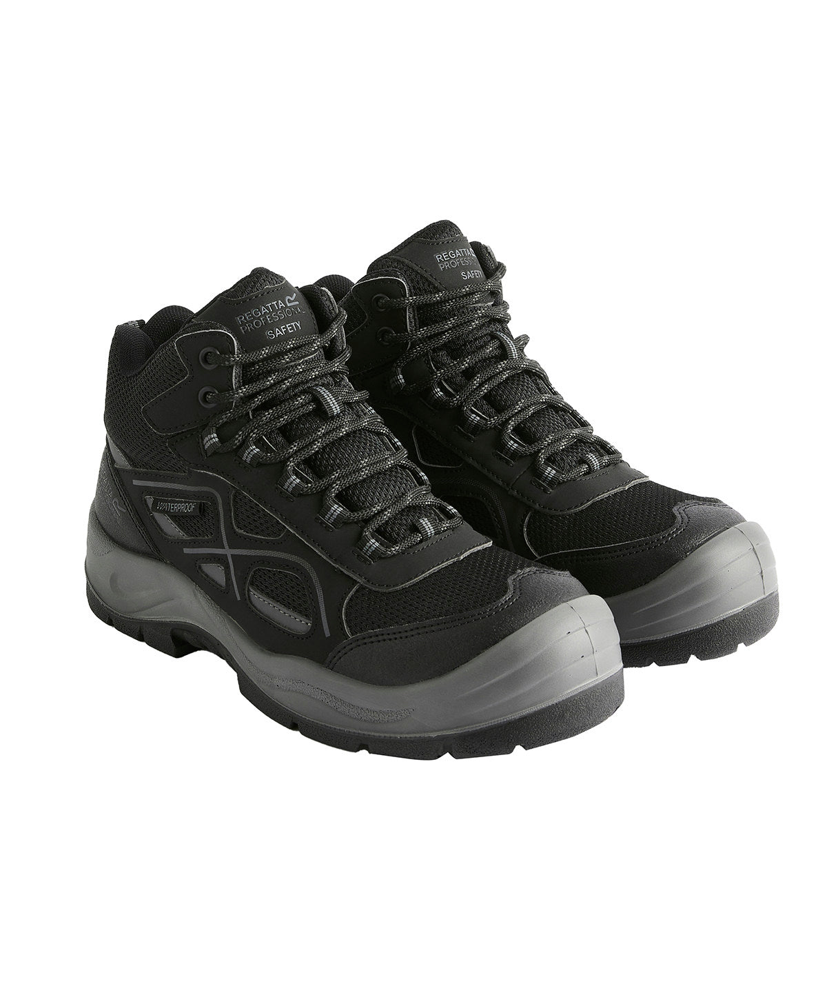 Regatta Limestone S6 Waterproof Boots - Black/Granite