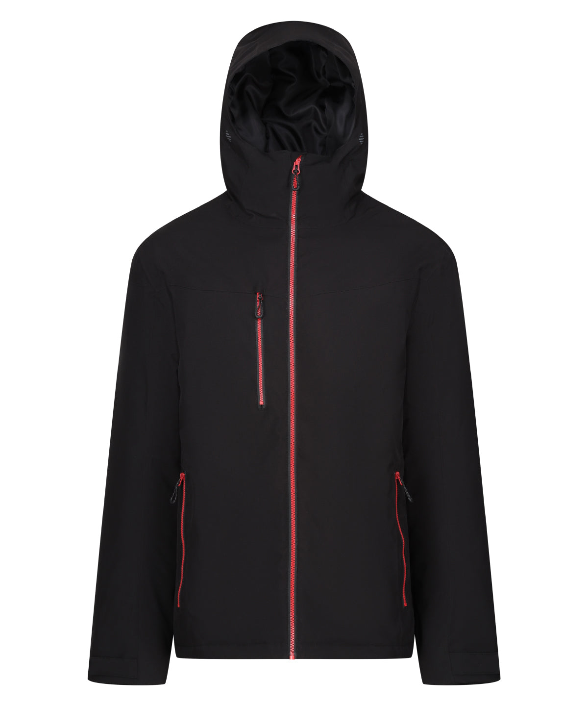 Regatta Navigate Waterproof Insulated Jacket - Black/Classic Red