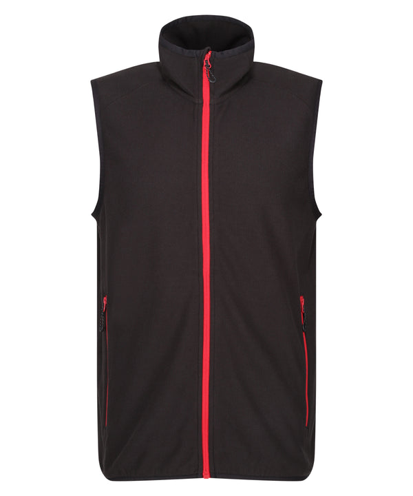 Regatta Navigate Fleece Bodywarmer - Black/Classic Red