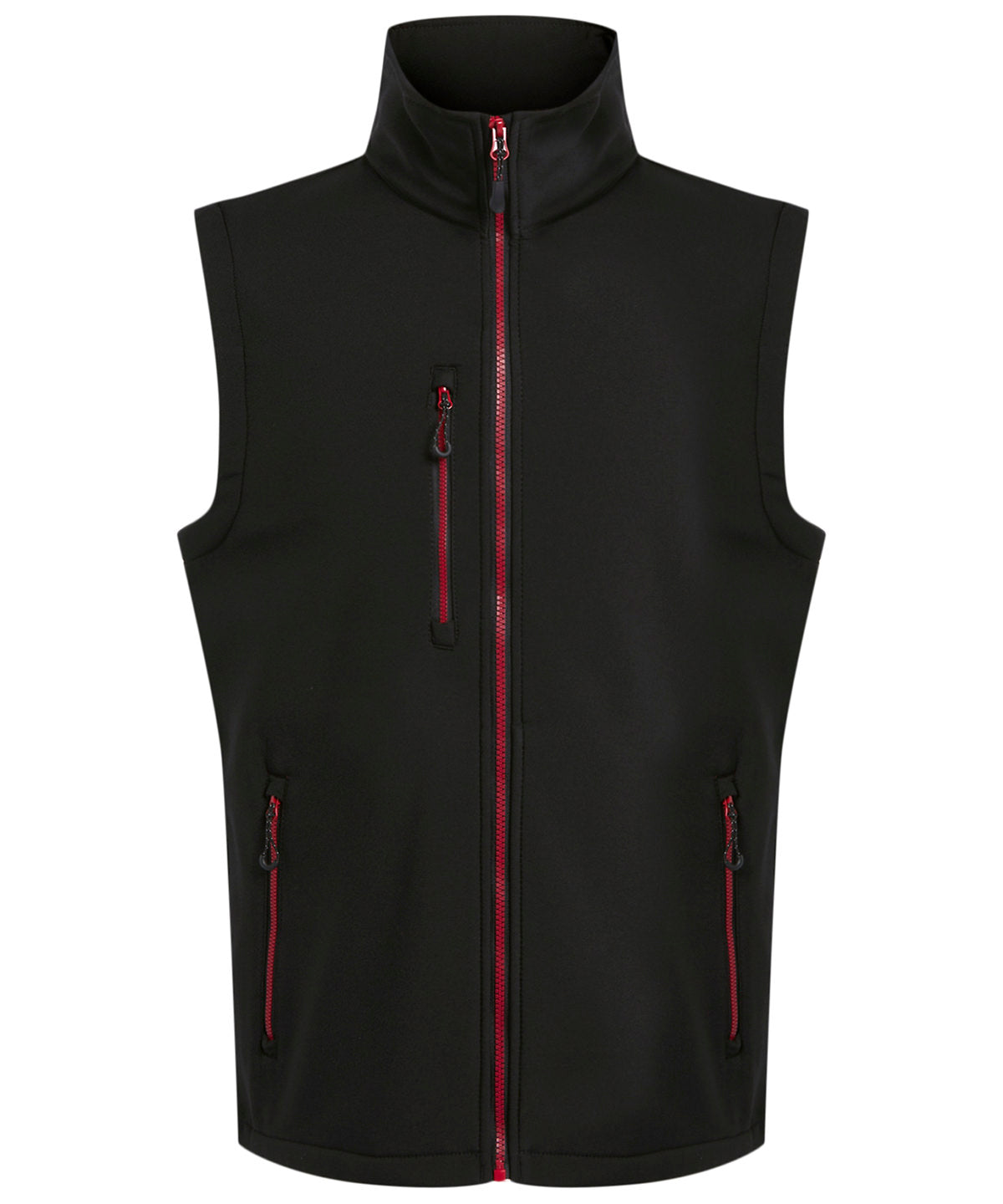Regatta Navigate 2-layer Softshell Bodywarmer - Black/Classic Red