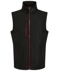 Regatta Navigate 2-layer Softshell Bodywarmer - Black/Classic Red