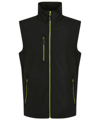 Regatta Navigate 2-layer Softshell Bodywarmer - Black/Lime