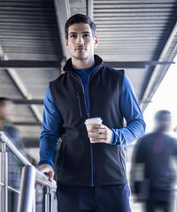 Regatta Navigate 2-layer Softshell Bodywarmer - Black/Classic Red