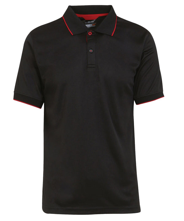 Regatta Navigate Short Sleeve Polo - Black/Classic Red