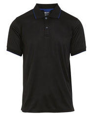 Regatta Navigate Short Sleeve Polo - Black/New Royal