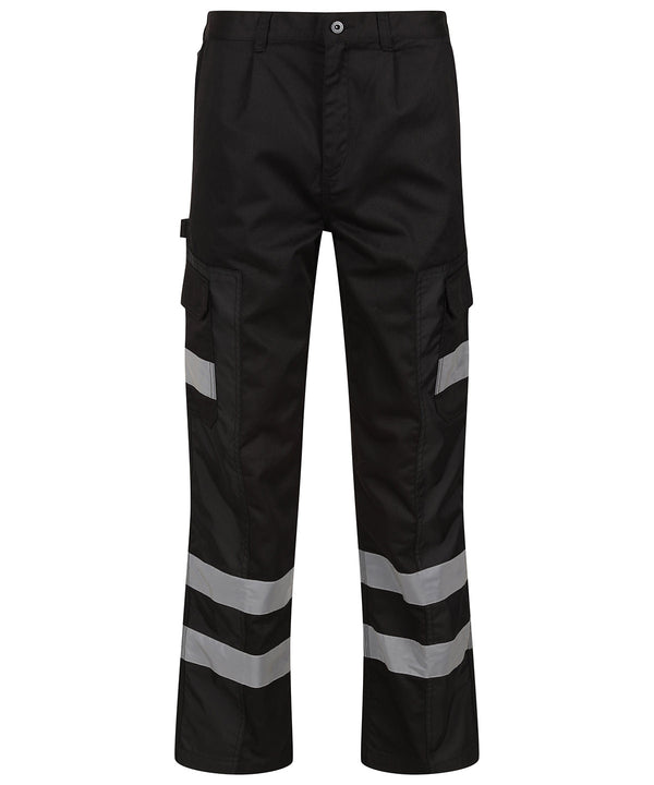 Regatta Pro Ballistic Workwear Cargo Trousers - Black
