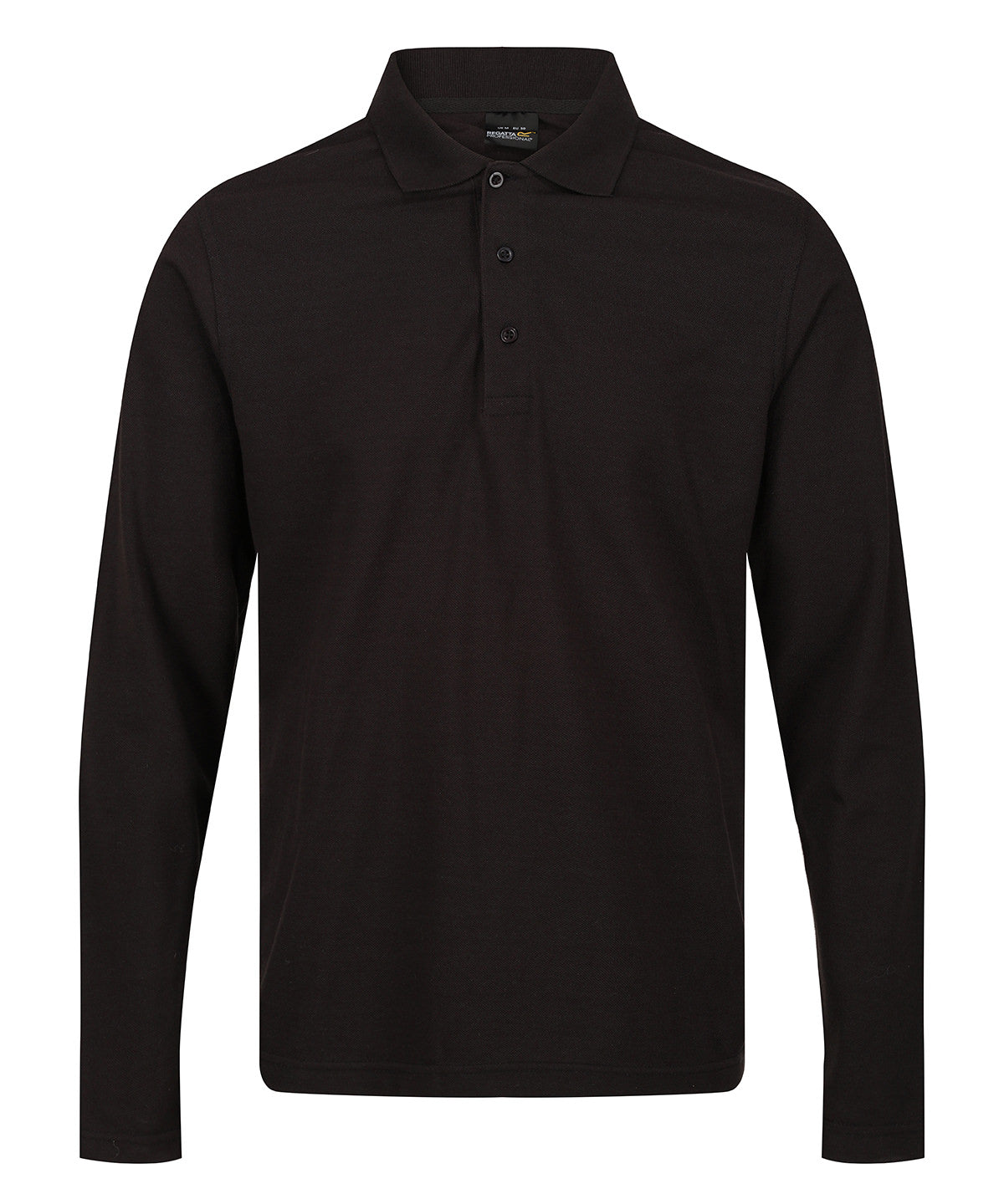 Regatta Pro 65/35 Long Sleeve Polo - Black