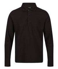 Regatta Pro 65/35 Long Sleeve Polo - Black