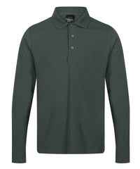 Regatta Pro 65/35 Long Sleeve Polo - Dark Green
