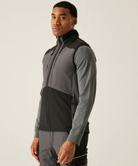 Regatta 4-Tex Stretch 3-layer Softshell Bodywarmer - Slate Grey/Black