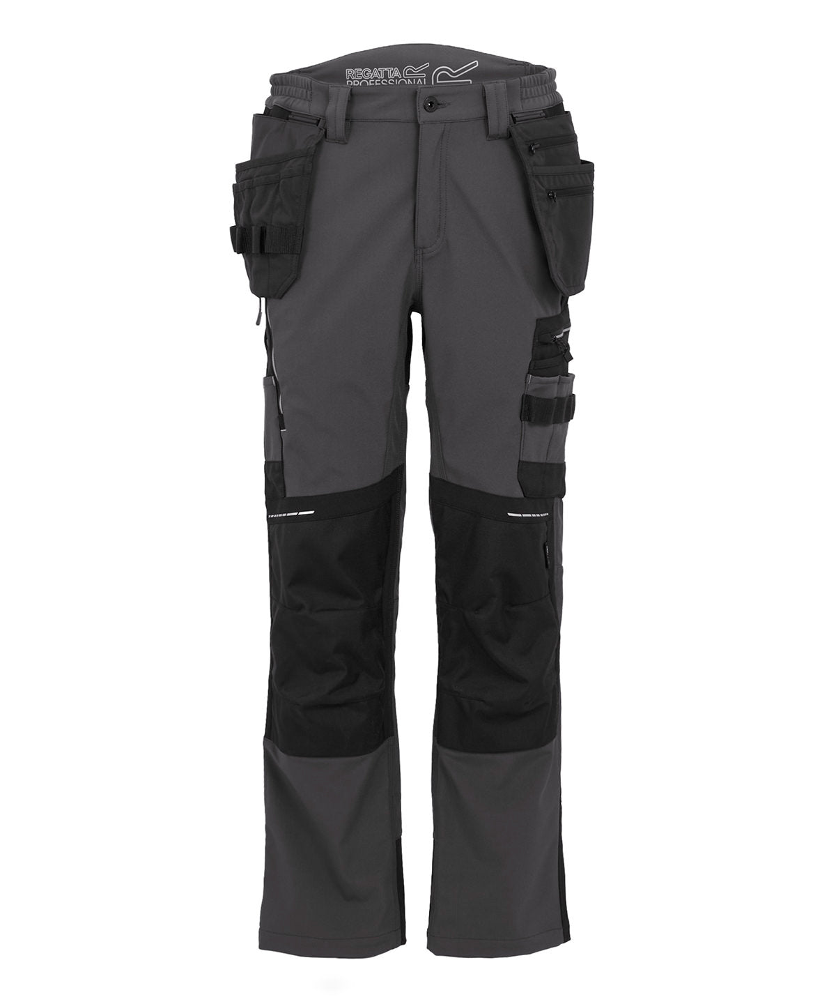Regatta 4-Tex Stretch Holster Trousers - Slate Grey/Black